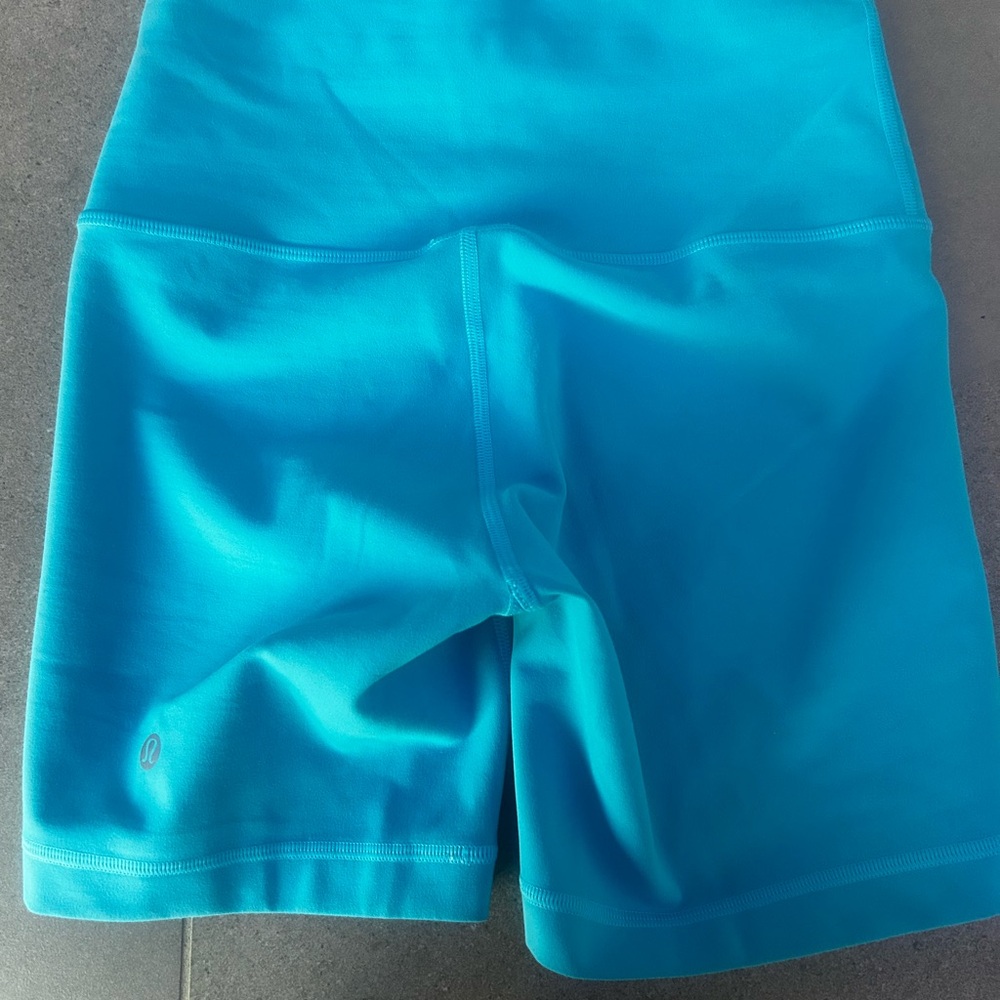 Sky blue- Lululemon Shorts Size 4- New Never worn